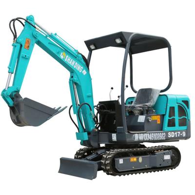 China Cultivate Good Quality Construction Equipment Wholesale Hydraulic Crawler 1.5ton Mini Excavator Price for sale