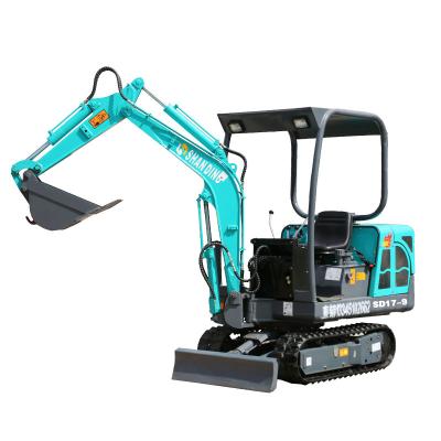 China Building Material Stores CE CERTIFIED GOOD PRICE 1.5 TON MINI CRAWLER EXCAVATOR MINI DIGGER EXCAVATOR FOR SALE for sale