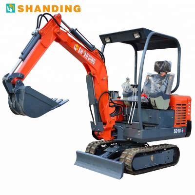 China Construction worksÂ   SD17B Rise Model Limited Time Special Sale 1.8 Ton Mini Small Digger Excavator SD18-9B for sale