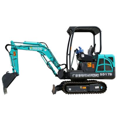 China Construction worksÂ   Mini Euro 5 Escabadora Swing Boom Motor Chinese Cheap Excavator 15 SD17B for sale