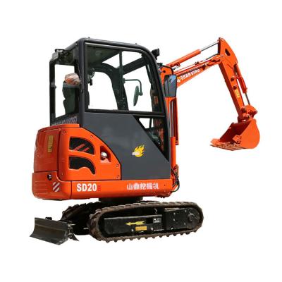 China Home Use Hot Sale Chinese Cheap Crawler 1.7 Ton Small Mini Excavator With CE Certificate for sale