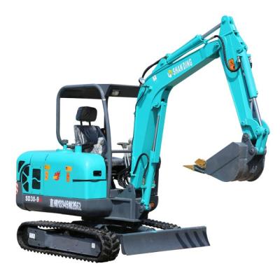 China Shandong hot sale cheap crawler dingyuan small 3 ton mini diggers with CE certificates SD30-9B for sale