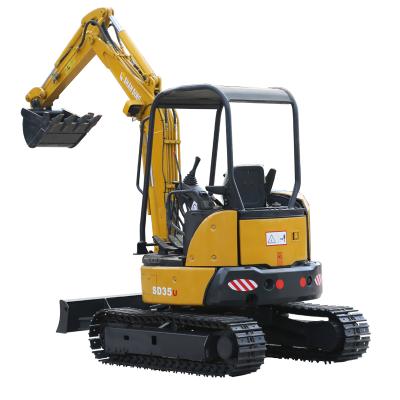 China Building Material Stores Shanding SD35U Farm Garden Municipal Engineering 3ton Durable Micro Digging Excavator for sale