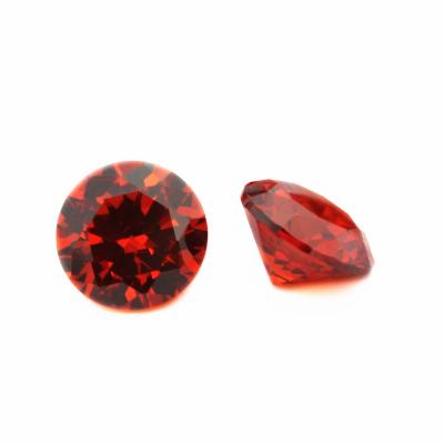 China Color Set or Fire Wuzhou Loose Gemstones Loose Zircon Round Shiny Cut Gemstones With Multi Colors For Jewelry for sale