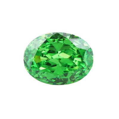 China 2021 Color Game Or Fire Oval NEW Cut Loose Colored CZ Zircon Gemstones Loose Stones With Multi Colors For Jewelry Making for sale