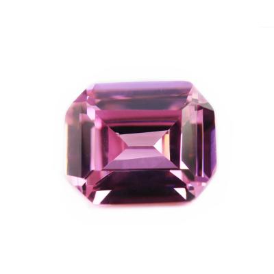 China Synthetic Brilliant Color Game or Fire Emerald Cut Colorful CZ Zircon Gemstones Loose Stones with Multi Colors for Jewelry Making for sale