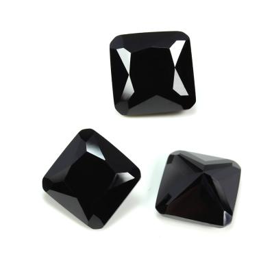 China Wuzhou Factory Direct Sale Gemstones Fire Zircon Square Shape Synthetic Loose CZ Color Set Or Stones Colored Gemtones For Jewelry for sale