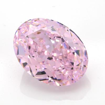 China Fire New Product 2021 Colored Loose CZ Oval Cut Zircon Gemstones Loose Color Or Stones With Multi Colors For Jewelry Making for sale