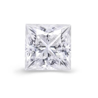 China Color Play or Fire Supper VVS Moissanite Princess Cut White Diamond D Color Certified Loose Gemstones for sale