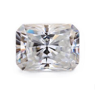 China Color play or fire certificated moissanite loose diamond top quality gemstone VVS for sale