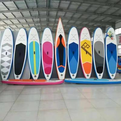 China Wholesale Outdoor Water Surfing Long Stand Up Paddle Board Sup Inflatable Soft Surfboard For Sale 6ft 8ft for sale