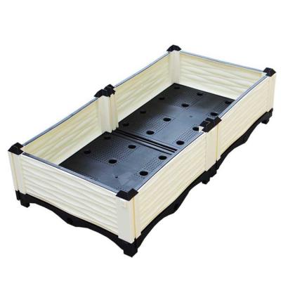 China 2020 Best Selling Foldable And Durable Products In USA White Raised Beds, Garden White Raised Bed for sale