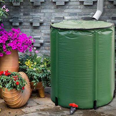 China 25L-200L Plant Garden Rainwater Portable Water Butt Drip Bar Irrigation Foldable Green Box for sale