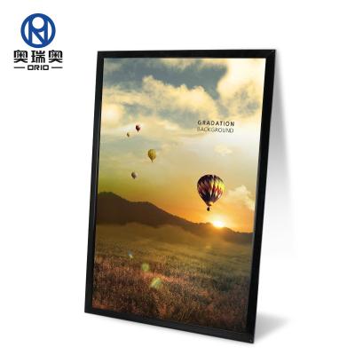 China Simple Custom Size Advertising Poster Display Snap Frames A Frame Snapback Snap Board Sign for sale