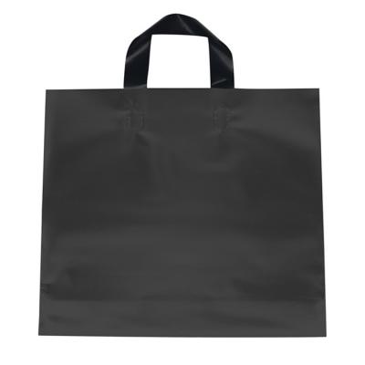 China BIODEGRADABLE Die Cut Printed Plastic Shopping Bag / Plastic Bag Poly Carry Bag With Slogan for sale