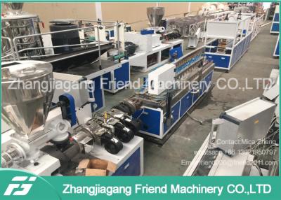 China Plastic Pvc Double Wood Plastic Composite Production Line High Production Efficiency for sale