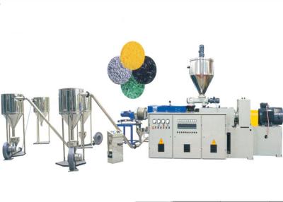 Κίνα Κωνικό δίδυμο PVC εξωθητών βιδών Pelletizing η γραμμή με τη σκόνη PVC/το υλικό ασβεστίου προς πώληση