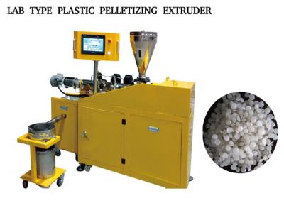 Κίνα Τύπος εργαστηρίων - 1 - PVC της PET PE 2kg Pelletizing η μηχανή/ο πλαστικός έλεγχος PLC μηχανών κόκκων προς πώληση