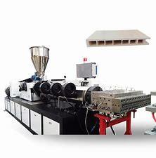 China wood-plastic PE Powder plasticization Twin Screw Wpc Extruder for sale