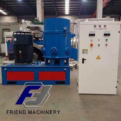 China 800kg/H afval de Plastic Machine van de Recyclingsagglomerator Plastic Maalmachine Te koop