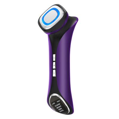 China Handheld Ultrasonic Light Therapy Instrument Beauty Compress Massager Facial Cold and Hot Skin Rejuvenation Instrument for sale