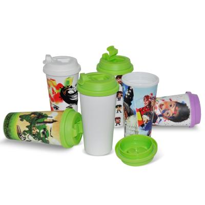 China High Temperature Viable Resistance Sublimation Photo Printing Plastic Mug for sale