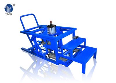 China Blue Colour OTR Retreading Equipment 200Kg Tire Curing Rim Fixing Machine for sale