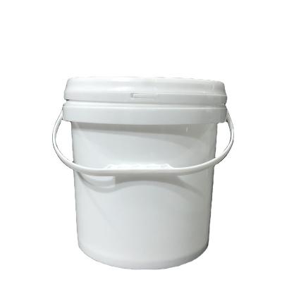 China 10l Food Grade Custom White Plastic Water / Fishing / Other Bucket With Lid And Handle for sale