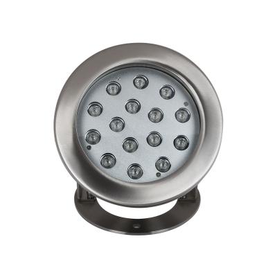 China LANDSCAPE 15W RGBW 304 Stainless Steel LED Underwater Light Fountain Mounted Outdoor Underwater Spot Light for Pool Pond Lighting for sale