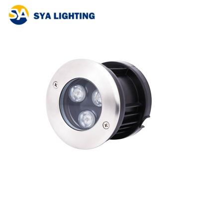 China Outdoor LANDSCAPE SYA-302 IP67 Uplight 3W LED Inground Underground Light for sale