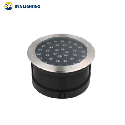 China SYA-304 LANDSCAPE Lighting Maker Round Garden Deck Light With Honey Comb 18W Led Underground Lights for sale