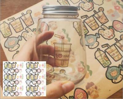 China Wholesales Waterproof Sticker Roll Custom PVC Sticker Vinyl Clear Sticker Paper for sale