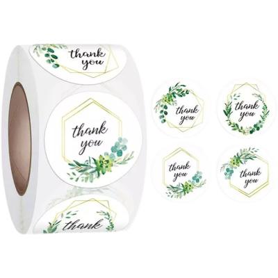 China Fresh and cute waterproof thank you gift packaging decoration customization sealing baking sticker for sale