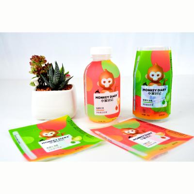 China Custom Printing Moisture Proof PVC Water Bottle Sleeve Label Biodegradable Shrink Film for sale