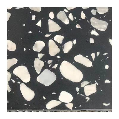 China Modern Rustic Nature Stone Glitter Look Matte Finish Terrace Floor Terrazzo Tile for sale