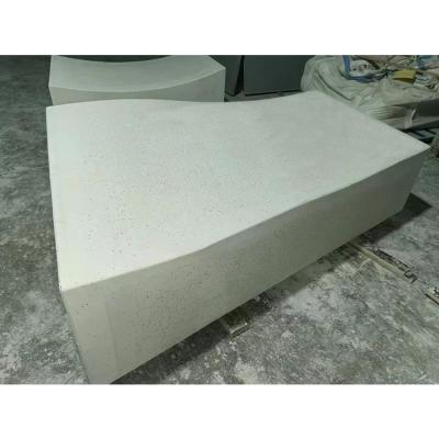 China Chinese light transmission exterior precast concrete panel for commercial plaza park benches for sale