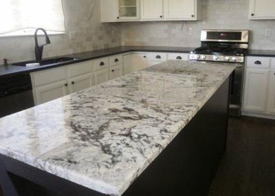 Κίνα Φυσικά γκρίζα Countertops πλήρες Bullnose 78 κουζινών πλακών λωρίδων μαρμάρινα 