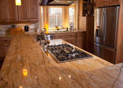 Κίνα Μαρμάρινα πέτρινα Countertops χρώματος Montary διάφορα στην εγχώρια κουζίνα προς πώληση