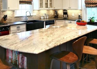 Κίνα Countertops κουζινών 180cm 200cm μαρμάρινα πέτρινα άσπρα γυαλίζοντας πέτρινα Countertops ποταμών προς πώληση