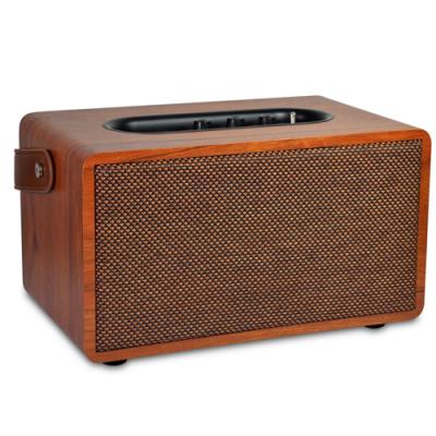 China No Tooth Small Wooden Mini Sound Box Speaker Wireless Portable Blue Speaker for sale