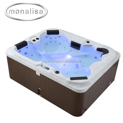 China Freestanding 6 Person Hot Seller Acrylic Classic Massage Spa Bathtub for sale