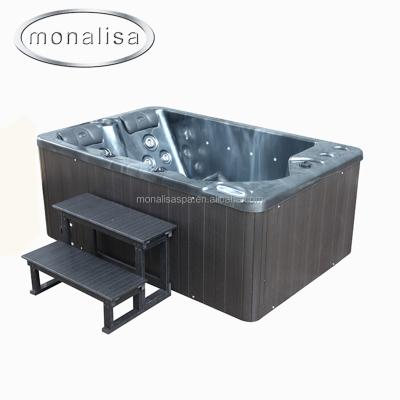 China Hot Tub Best Selling 2 Person Mini Whirlpool Pool Rocky Balboa Modern Outdoor Whirlpool Bathtub for sale