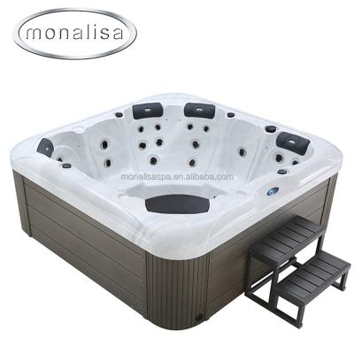 China Best Selling 7 Person Whirlpool Massage Bathtubs Modern Cheap Freestanding Outdoor Spa Pool Hot Tub for sale