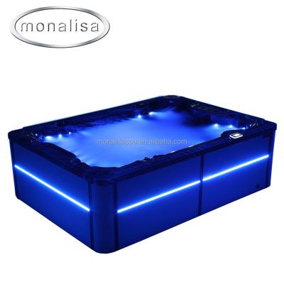 China Modern Design Monalisa Hot Tub Whirlpool Bathtub Balboa Hottub Freestanding SPA Acrylic Outdoor Swimming Pool for sale