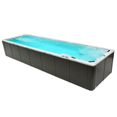 China Hot Selling Freestanding 6 M Swim Spa Balboa Fiberglass Swimming Pools for sale