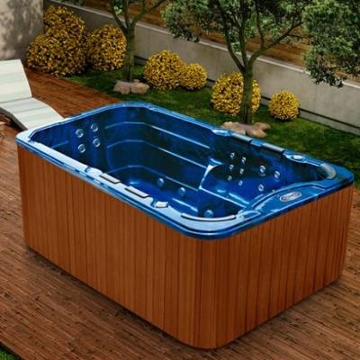 China Wholesale Free Adult Whirlpool Massage Outdoor Spa For 3 Person for sale