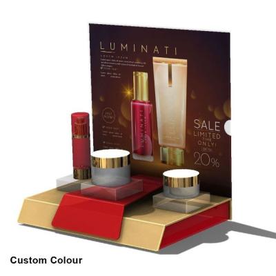 China Counter Customized Glorifier Acrylic Display For Cosmetics for sale