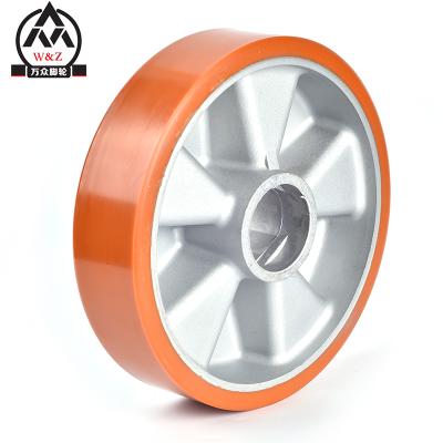 China Other 8 inch 200mm aluminum core/polyurethane single solid wheel caster wheel good quality/new caster wheel for sale