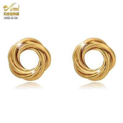 China Romantic Trendy 6 Pairs Geometric Earring Fashion Trend 2021 Wholesale Indian Heart Drop To Dangle Custom Earrings for sale