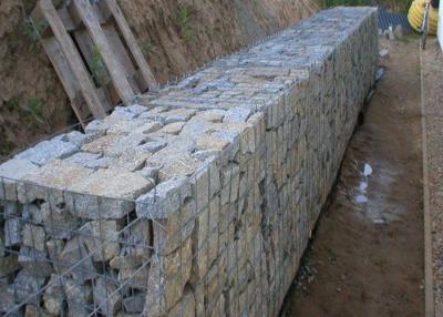 Chine Le PVC de la BV a enduit des paniers de Gabion, paniers hexagonaux de 4mm Gabion à vendre